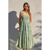 Smocked Tiered Maxi Dress
