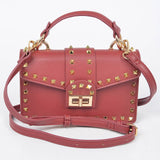 Studded Top Handle Clutch