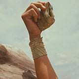 Brass Mesh Woven Bracelet