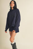 Après Oversized Mock Neck Sweatshirt (2 Colors)