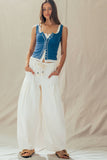 Button-Front Tank Top (3 Colors)