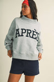 Après Oversized Mock Neck Sweatshirt (2 Colors)