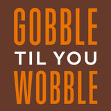 Thanksgiving/Fall Cocktail Napkins Gobble Til You Wobble20ct