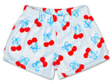 Cherry on Top Plush Shorts (Youth Small (6-8))