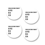 Ceramic Coasters ABC