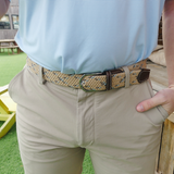 The Naples Woven Stretch Belt