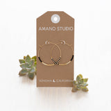 Japanese Seed Bead Hoops- multiple colorways