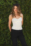 Polka Dot Lace Tank