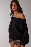 One Shoulder Knit Sweater