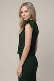 Lace Mock Neck Sleeveless Top (2 Colors)