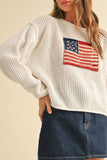 Flag Knit Sweater (2 Colors)