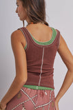 Button-Front Tank Top (3 Colors)