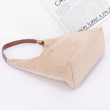 Faux Suede Bindle BAg w/ Pouch