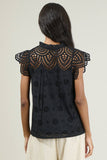 Finna Lace Tassel Tie Top