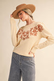 Embellished Knit Sweater (2 Colors)