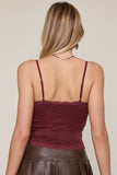 Scalloped Lace Cami Top