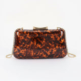 Tortoise Print Party Clutch