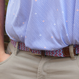 The Van Buren Woven Elastic Stretch Belt
