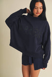 Après Oversized Mock Neck Sweatshirt (2 Colors)
