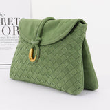 Woven Suede Crossbody bag