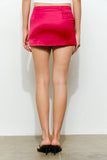 Satin Mini Skirt (2 Colors)