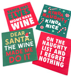 Christmas Cocktail Funny Napkins | I Regret Nothing
