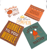 Thanksgiving/Fall Cocktail Napkins Gobble Til You Wobble20ct