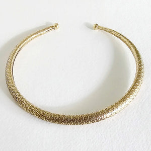 Fishscale Collar Necklace