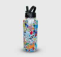 GOAT Sticker Wrap Water Bottle